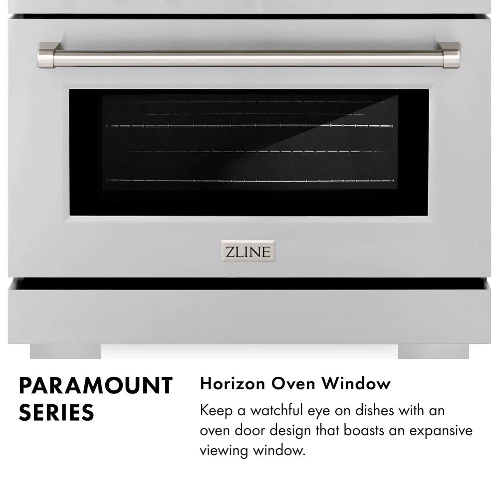 ZLINE 48 in. 6.7 cu. ft. Paramount Double Oven Dual Fuel Range