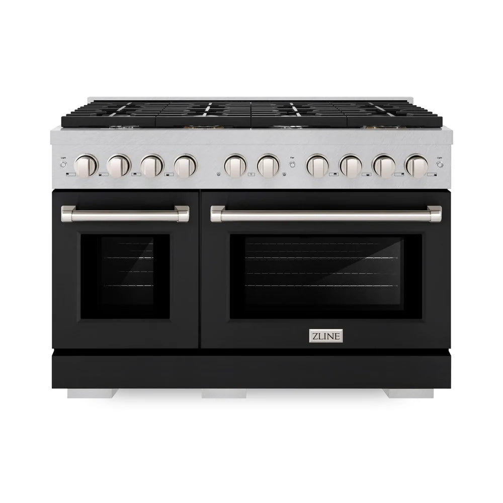 ZLINE 48 in. 6.7 cu. ft. Paramount Double Oven Dual Fuel Range