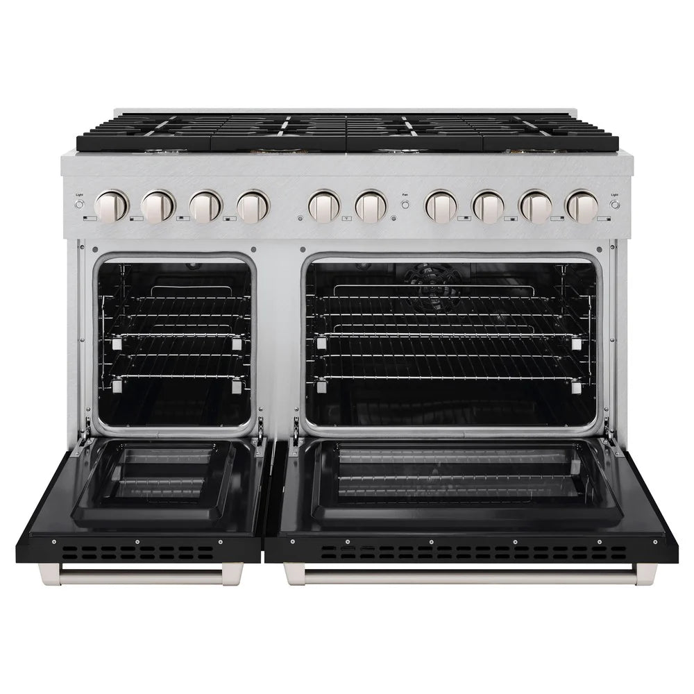 ZLINE 48 in. 6.7 cu. ft. Paramount Double Oven Dual Fuel Range