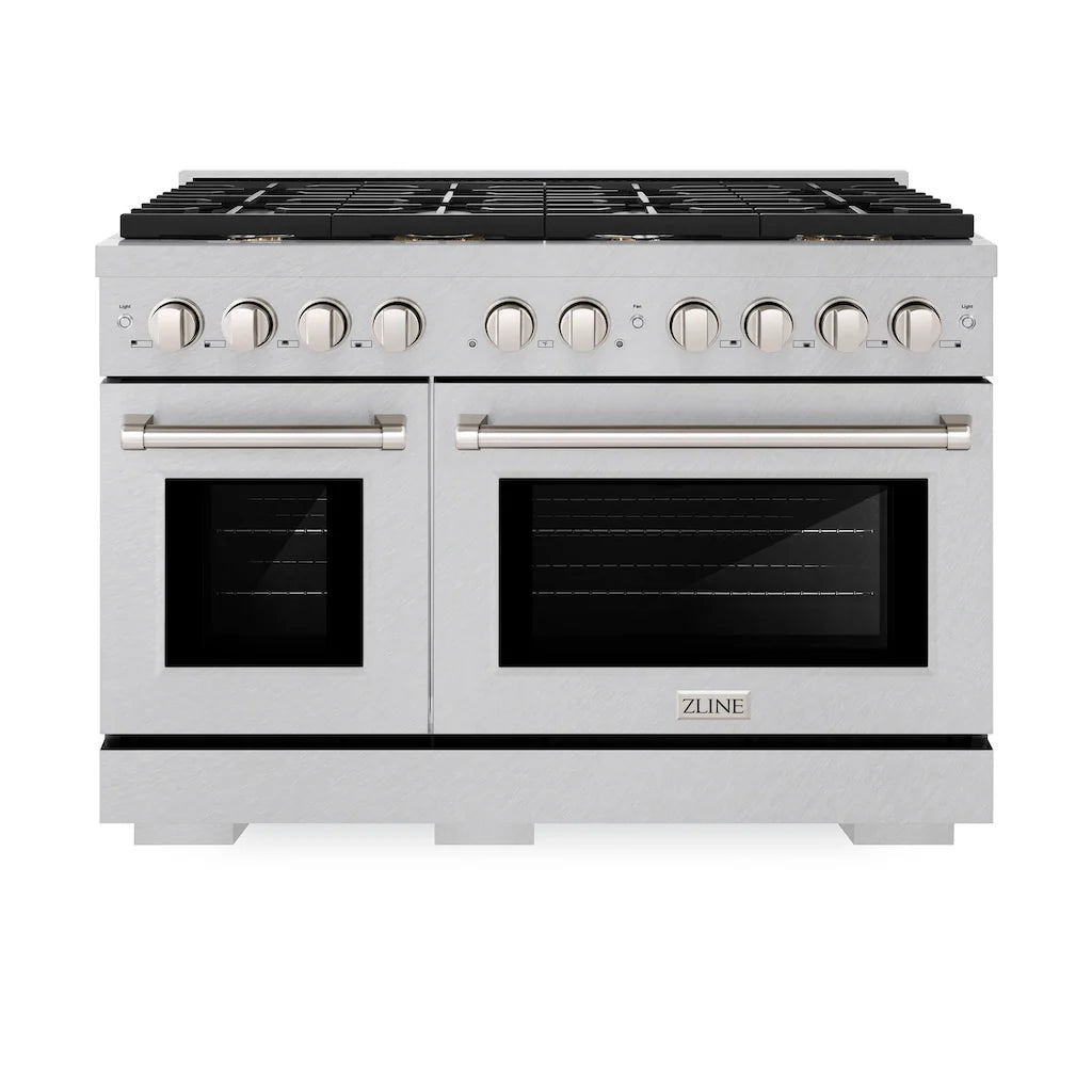 ZLINE 48 in. 6.7 cu. ft. Paramount Double Oven Gas Range