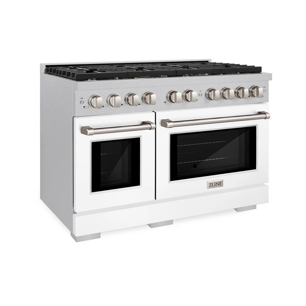 ZLINE 48 in. 6.7 cu. ft. Paramount Double Oven Dual Fuel Range