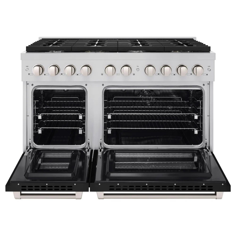 ZLINE 48 in. 6.7 cu. ft. Paramount Double Oven Dual Fuel Range
