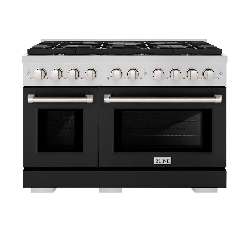 ZLINE 48 in. 6.7 cu. ft. Paramount Double Oven Dual Fuel Range