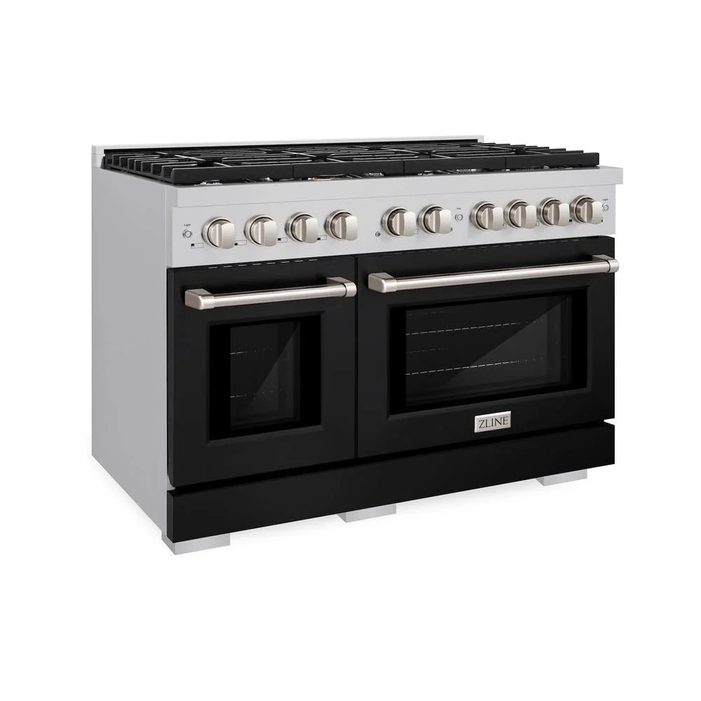 ZLINE 48 in. 6.7 cu. ft. Paramount Double Oven Dual Fuel Range