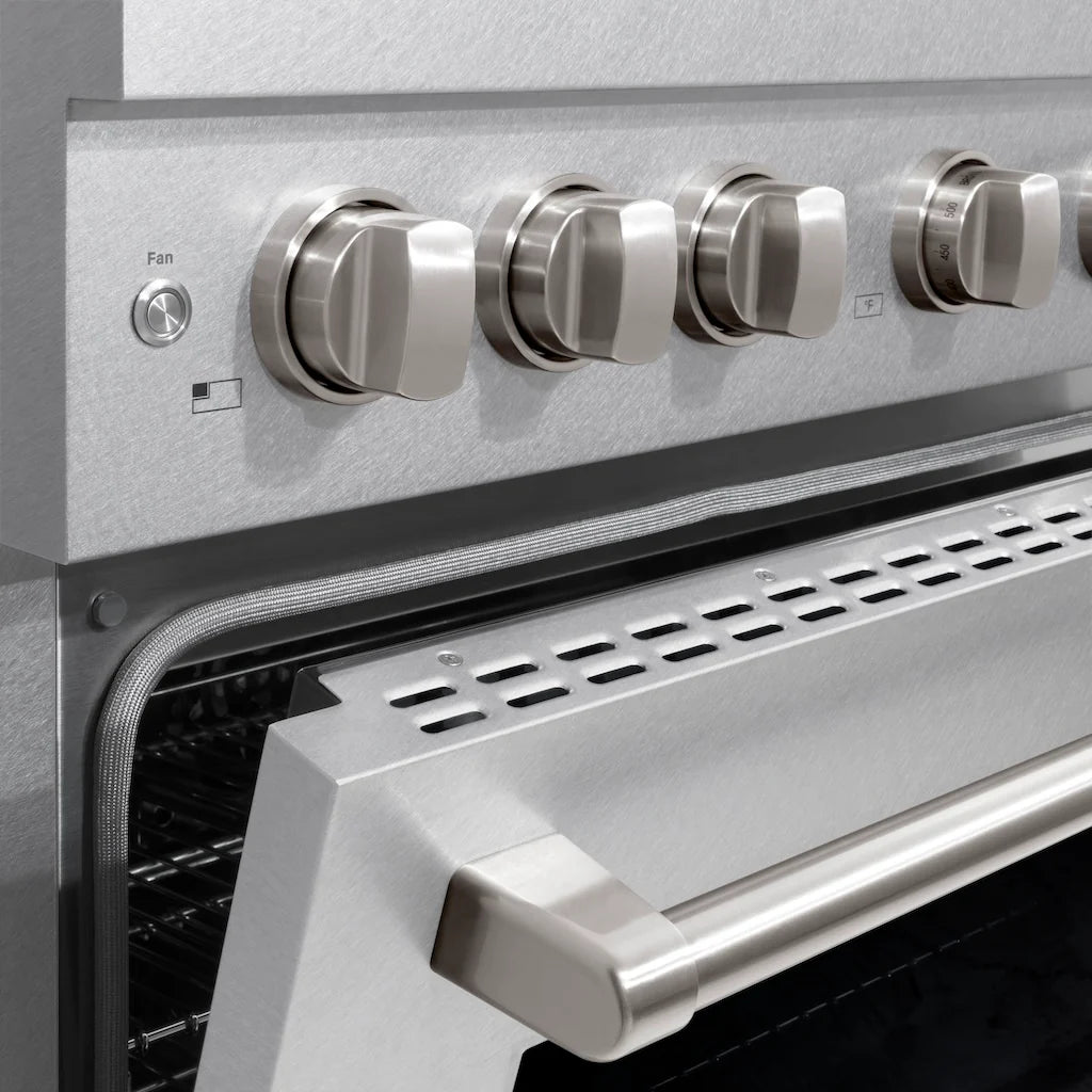 ZLINE 48 in. 6.7 cu. ft. Paramount Double Oven Gas Range