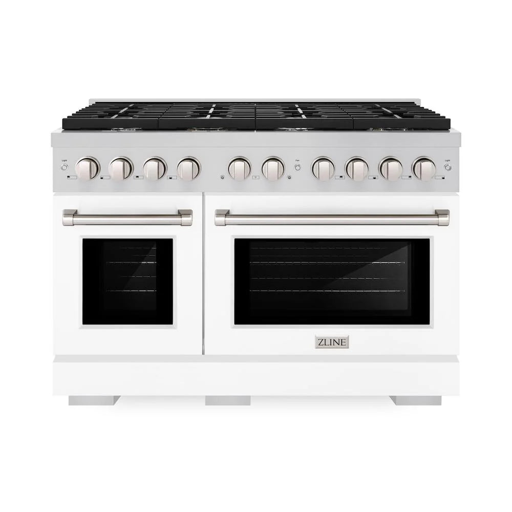 ZLINE 48 in. 6.7 cu. ft. Paramount Double Oven Dual Fuel Range