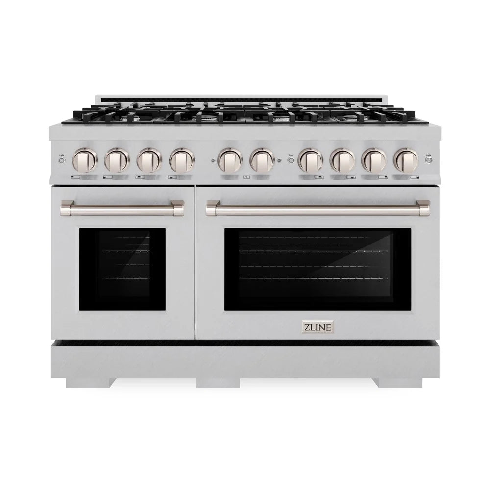 ZLINE 48 in. 6.7 cu. ft. Select Double Oven Gas Range