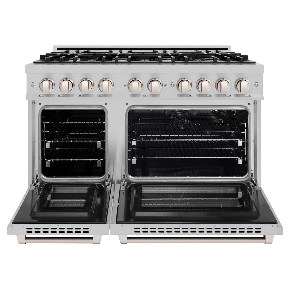 ZLINE 48 in. 6.7 cu. ft. Select Double Oven Gas Range
