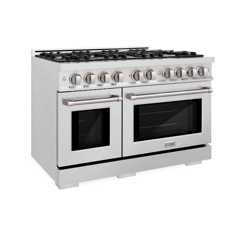 ZLINE 48 in. 6.7 cu. ft. Select Double Oven Gas Range
