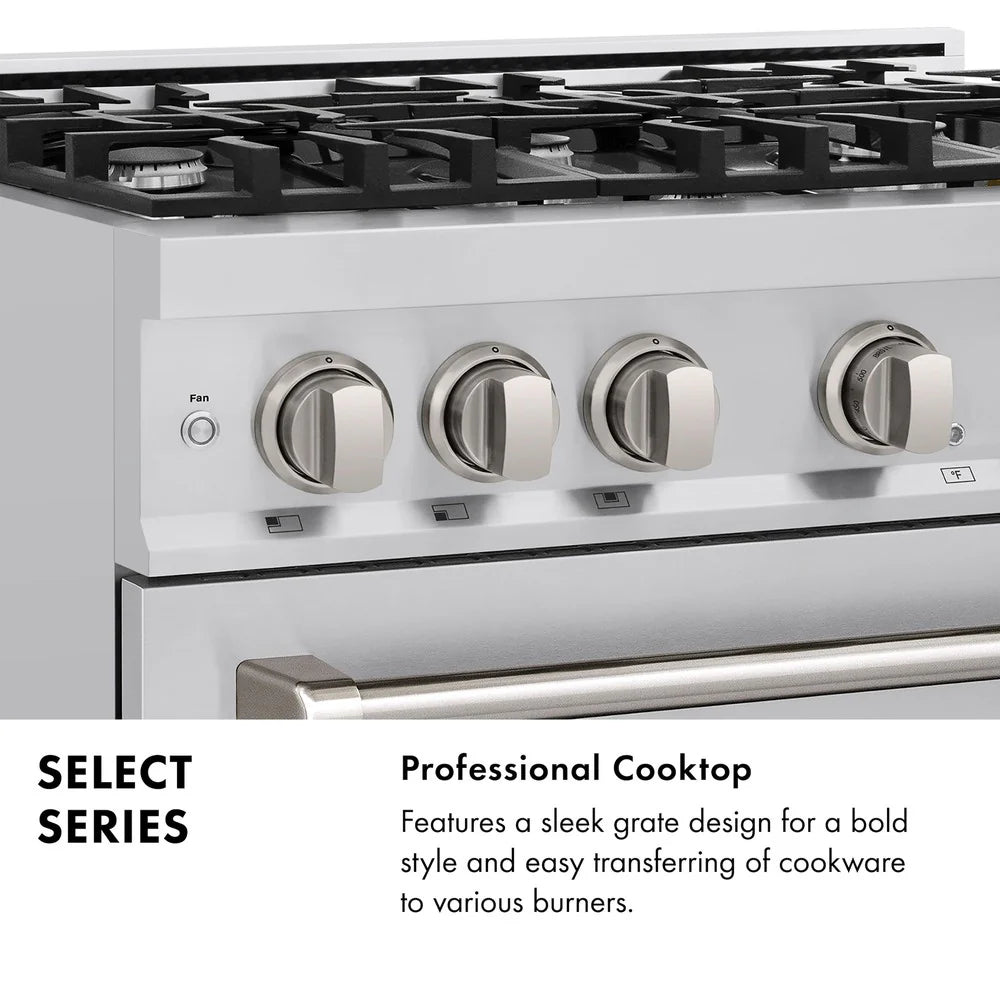 ZLINE 48 in. 6.7 cu. ft. Select Double Oven Gas Range