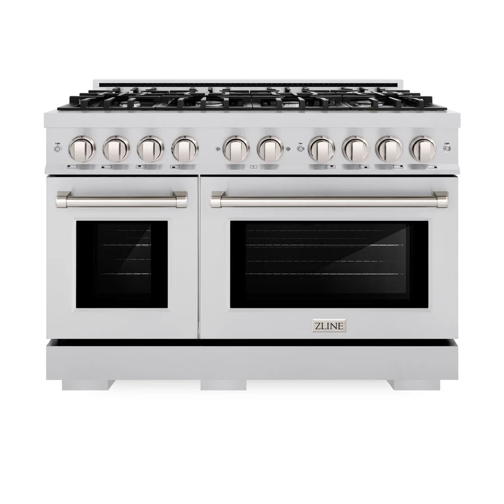 ZLINE 48 in. 6.7 cu. ft. Select Double Oven Gas Range