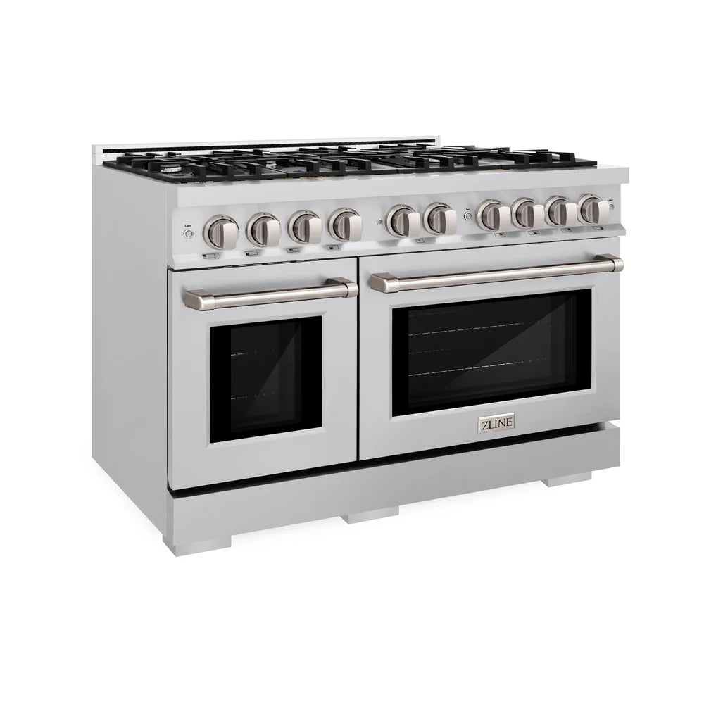 ZLINE 48 in. 6.7 cu. ft. Select Double Oven Gas Range