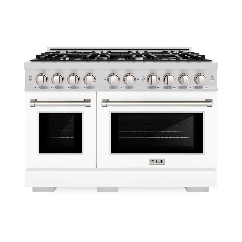 ZLINE 48 in. 6.7 cu. ft. Select Double Oven Gas Range