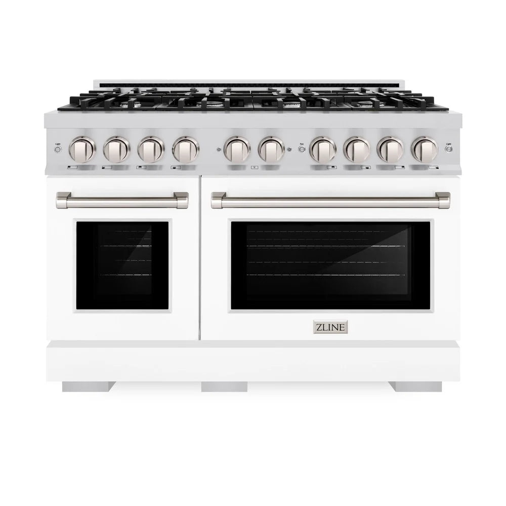 ZLINE 48 in. 6.7 cu. ft. Select Double Oven Gas Range