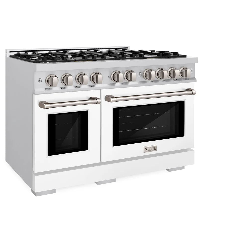 ZLINE 48 in. 6.7 cu. ft. Select Double Oven Gas Range