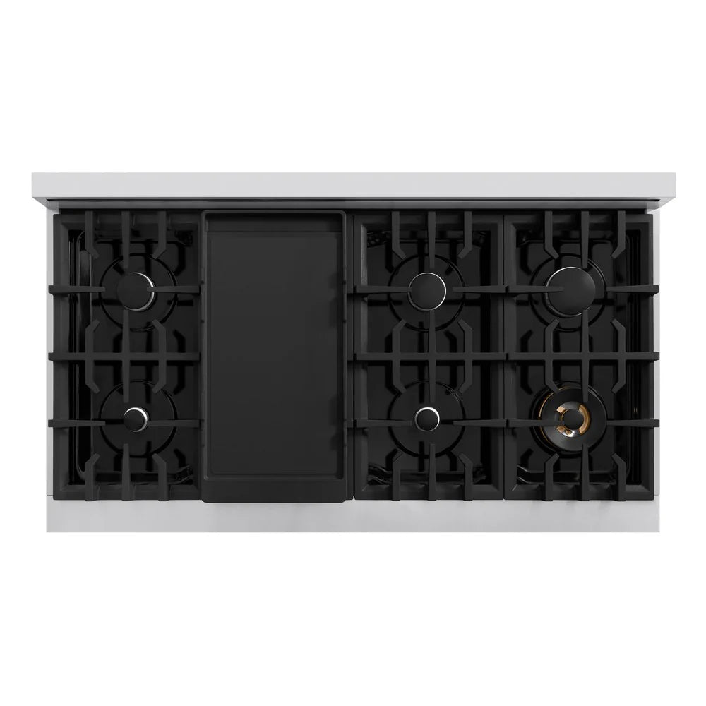 ZLINE 48 in. 6.7 cu. ft. Select Double Oven Gas Range