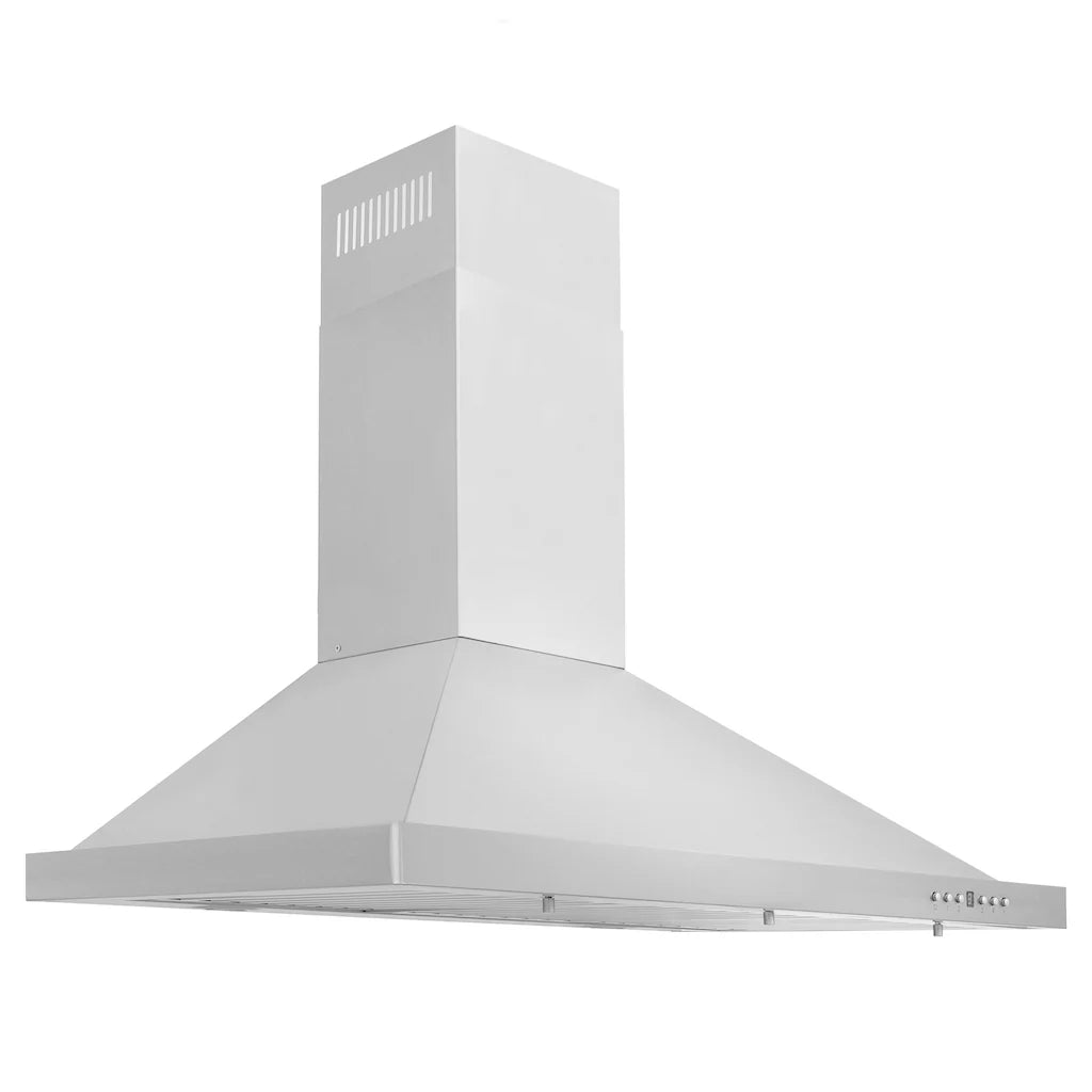 ZLINE Kitchen Package in Stainless Steel with 36 in. Gas Range, 36 in. Range Hood, 36 in. Refrigerator, 24 in. Microwave Drawer, and 24 in. Tall Tub Dishwasher (5KPR-SGRRH36-MWDWV)