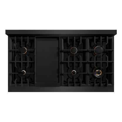 ZLINE 48 in. 6.7 cu. ft. Classic Double Oven Dual Fuel Range