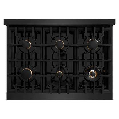 ZLINE 36 in. 5.2 cu. ft. Select Dual Fuel Range