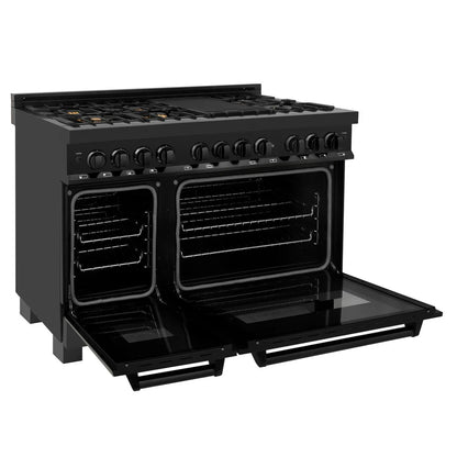 ZLINE 48 in. 6.0 cu. ft. Legacy Dual Fuel Range with Gas Cooktop