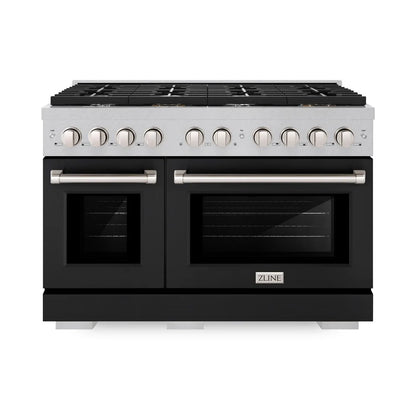 ZLINE 48 in. 6.7 cu. ft. Paramount Double Oven Dual Fuel Range