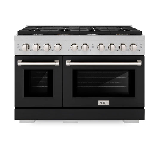 ZLINE 48 in. 6.7 cu. ft. Paramount Double Oven Gas Range