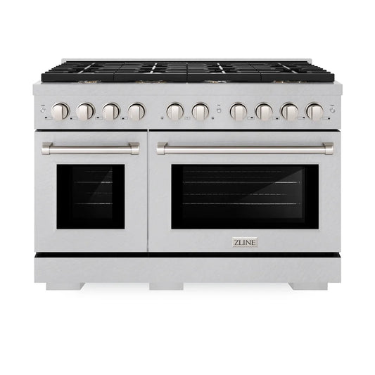 ZLINE 48 in. 6.7 cu. ft. Paramount Double Oven Gas Range