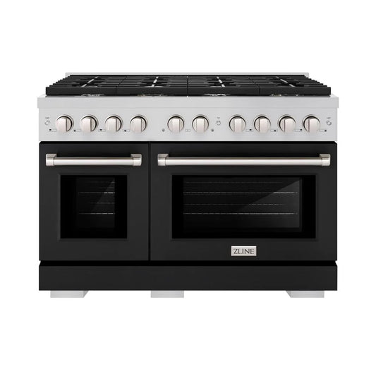 ZLINE 48 in. 6.7 cu. ft. Paramount Double Oven Dual Fuel Range