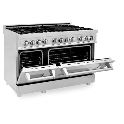 ZLINE 48 in. 6.0 cu. ft. Legacy Dual Fuel Range