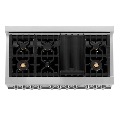 ZLINE 48 in. 6.0 cu. ft. Legacy Dual Fuel Range
