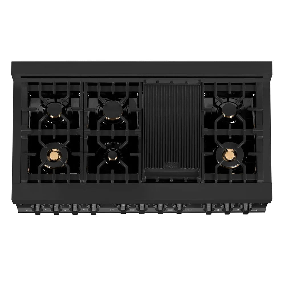 ZLINE 48 in. 6.0 cu. ft. Legacy Dual Fuel Range with Gas Cooktop