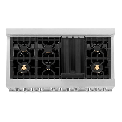 ZLINE 48 in. 6.0 cu. ft. Legacy Dual Fuel Range