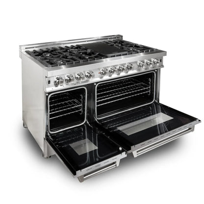 ZLINE 48 in. 6.0 cu. ft. Legacy Dual Fuel Range