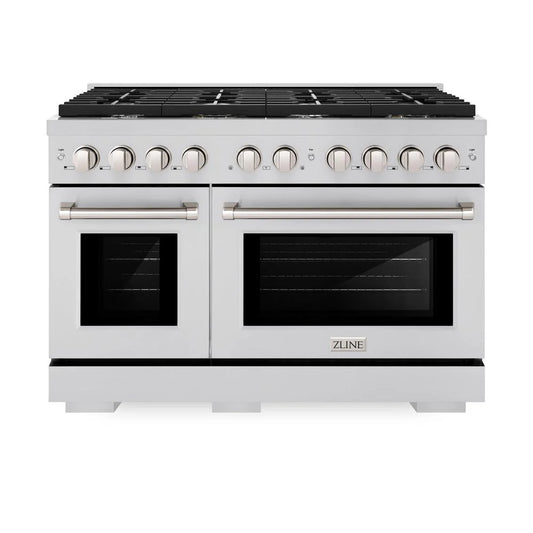 ZLINE 48 in. 6.7 cu. ft. Paramount Double Oven Dual Fuel Range