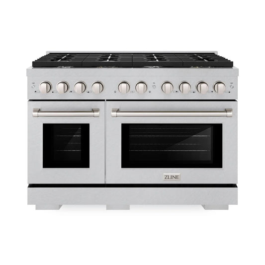 ZLINE 48 in. 6.7 cu. ft. Paramount Double Oven Dual Fuel Range