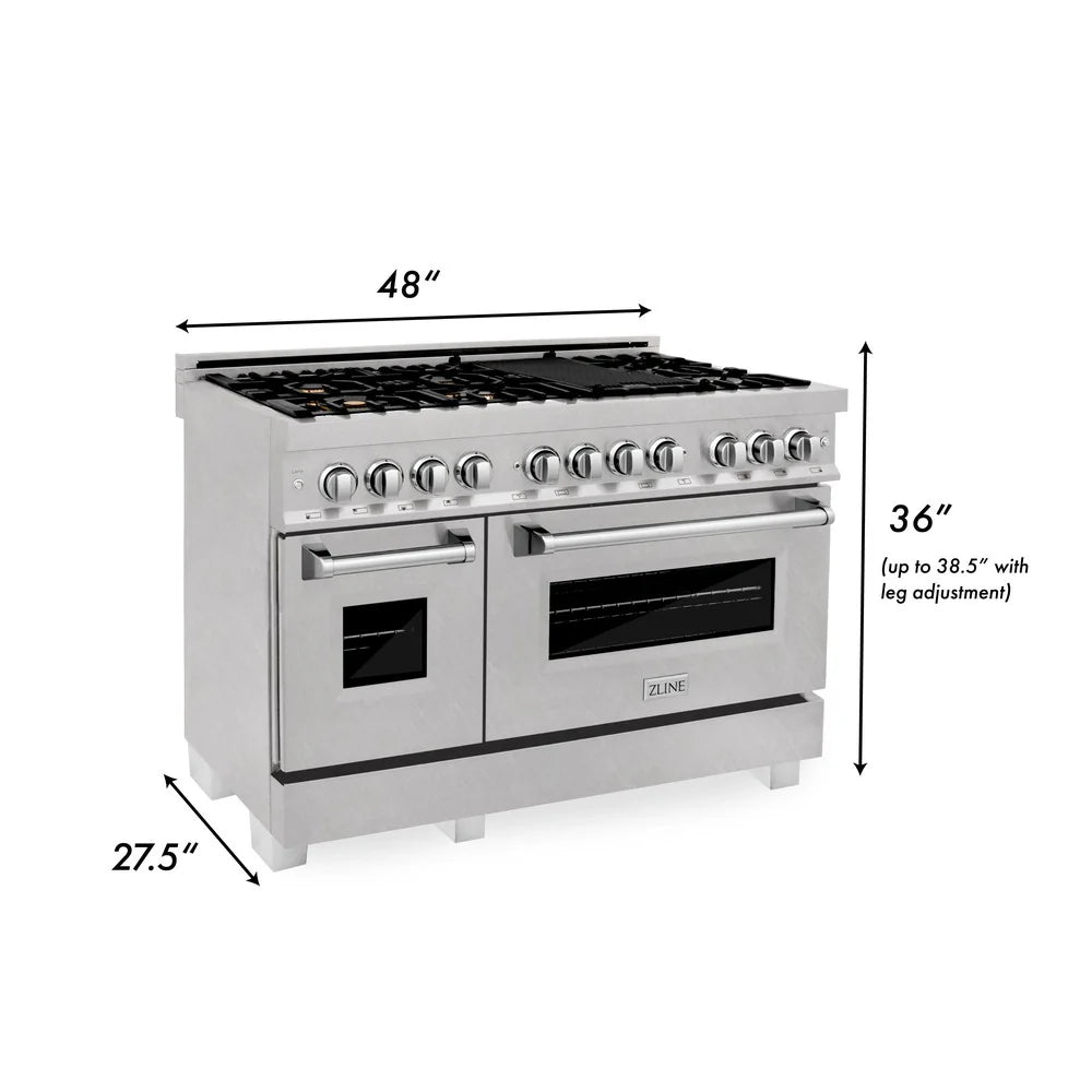ZLINE 48 in. 6.0 cu. ft. Legacy Dual Fuel Range