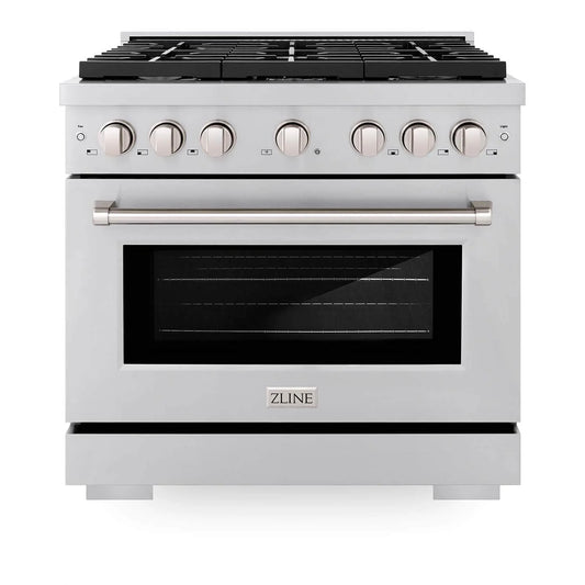 ZLINE 36 in. 5.2 cu. ft. Paramount Gas Range