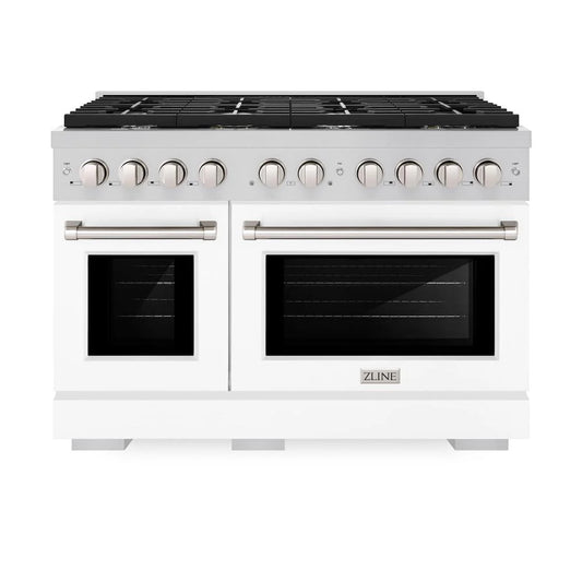 ZLINE 48 in. 6.7 cu. ft. Paramount Double Oven Dual Fuel Range
