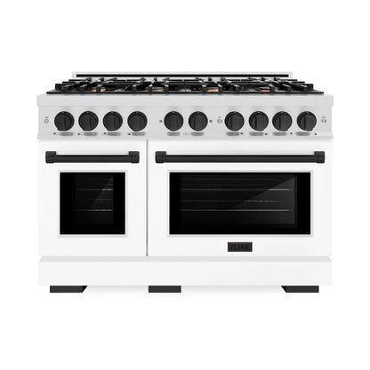 ZLINE Autograph Edition 48 in. 6.7 cu. ft. Select Double Oven Dual Fuel Range