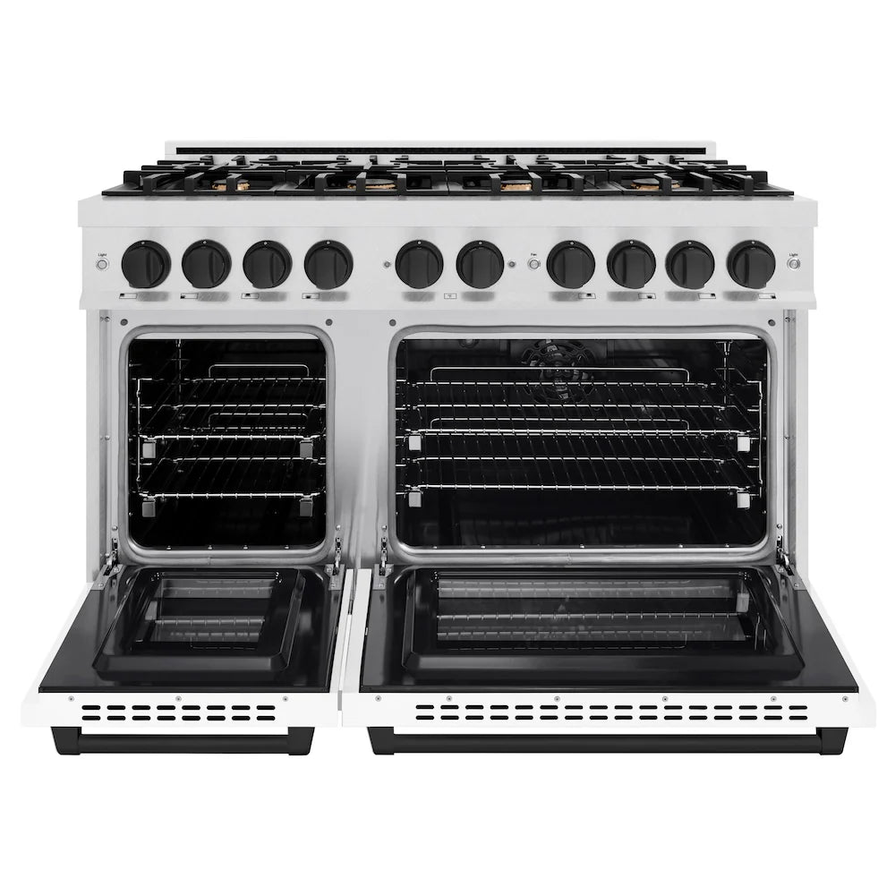 ZLINE Autograph Edition 48 in. 6.7 cu. ft. Select Double Oven Dual Fuel Range