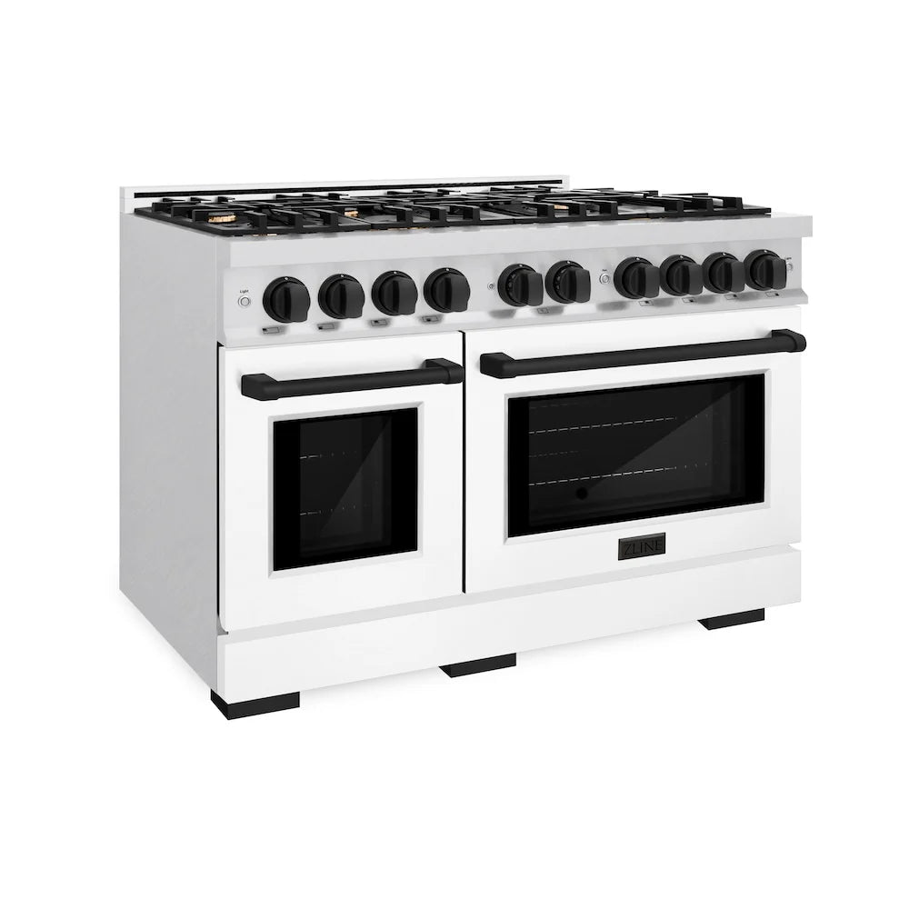 ZLINE Autograph Edition 48 in. 6.7 cu. ft. Select Double Oven Dual Fuel Range