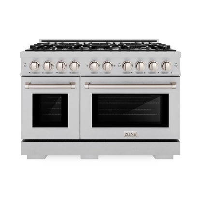 ZLINE 48 in. 6.7 cu. ft. Select Double Oven Gas Range
