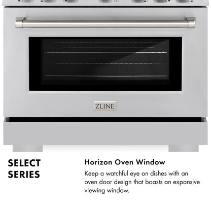 ZLINE 48 in. 6.7 cu. ft. Select Double Oven Gas Range