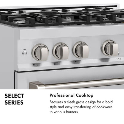 ZLINE 48 in. 6.7 cu. ft. Select Double Oven Gas Range
