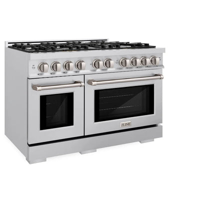 ZLINE 48 in. 6.7 cu. ft. Select Double Oven Gas Range