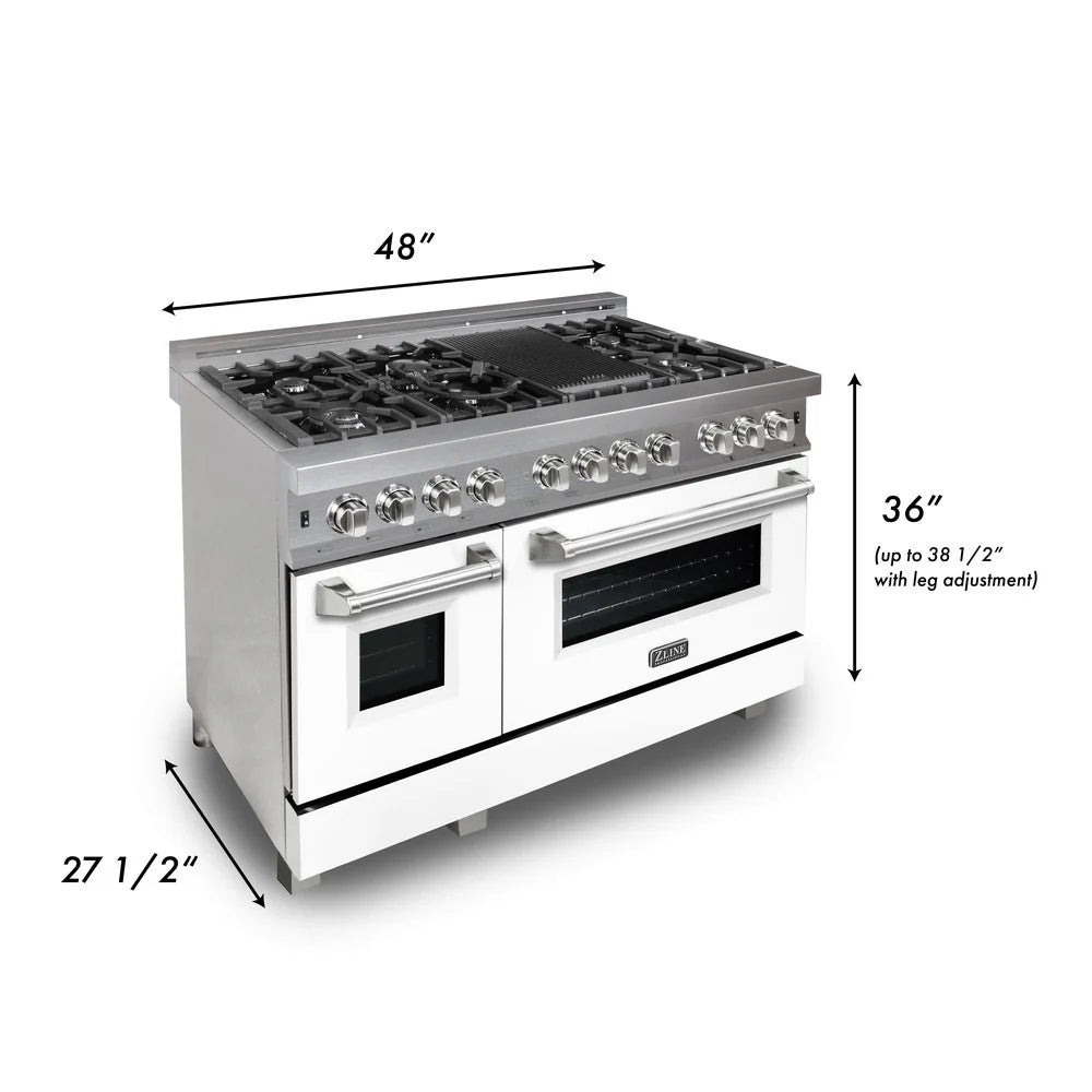 ZLINE 48 in. 6.0 cu. ft. Legacy Dual Fuel Range