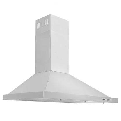 ZLINE Kitchen Package in Stainless Steel with 36 in. Gas Range, 36 in. Range Hood, 36 in. Refrigerator, 24 in. Microwave Drawer, and 24 in. Tall Tub Dishwasher (5KPR-SGRRH36-MWDWV)
