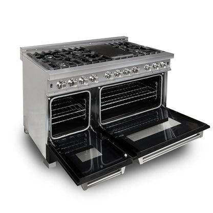 ZLINE 48 in. 6.0 cu. ft. Legacy Dual Fuel Range